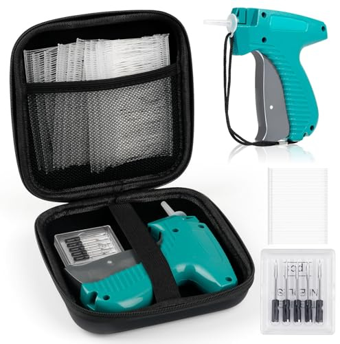 Price Tag Gun for Clothes, Retail Clothing Attacher Tagging Gun, Green