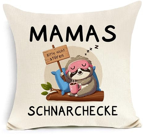 Awyuan Geschenkideen zum Muttertag Kissenbezug Geschenk für Mama von Tochter Sohn Lustiges Geburtstags (Mama-a)