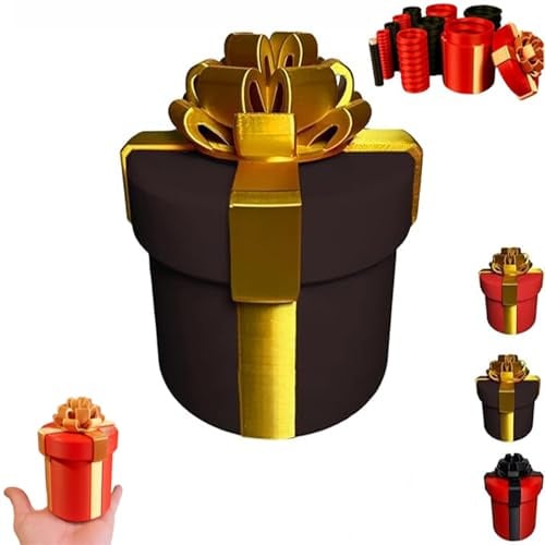 Ineinander Verschachtelte Geschenkboxen Nervige Schraubenbox,annoying Nested Screw Gift Box Prank,funny Gift Boxes Prank,geschenkbox,Reusable Money Puzzle Prank Box for Surprises Birthdays-B||9cm