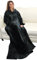 Catalonia Classy Decke mit Ärmeln als Geschenk für Frauen Herren, Flauschig Fleece Tragbare Kuscheldecke mit Ärmel, Cozy Warm Decke zum Anziehen Ärmeldecke Erwachsene, 185 x 130 cm Schwarz