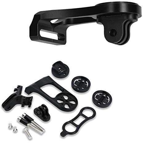 kwmobile Halterung kompatibel mit Garmin Edge/Bryton Rider/CatEye - Fahrrad Halter in Schwarz Fahrradcomputer Lenkerhalterung