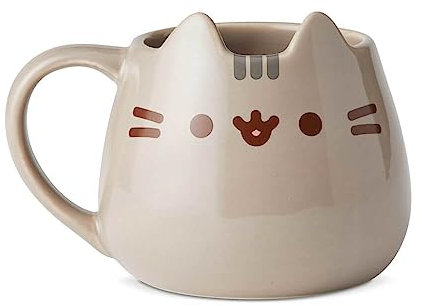 Enesco Name is Mud Pusheen geformte Tasse, 1 Stück (1 Stück), mehrfarbig