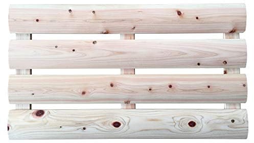 IPPINKA Natürliches japanisches Hinoki-Holz, Badvorleger, 61 x 35,6 cm