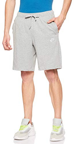 Nike Herren Sportswear Club Fleece Shorts, Dk Grey Heather/(White), XL EU