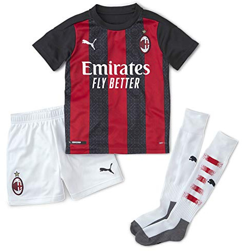 PUMA Unisex Kinder Ac Milan 20/21 Home Mini-kit Trikot