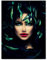 wandmotiv24 Leinwandbild Models, Hochformat, Frau, Dschungel M0355