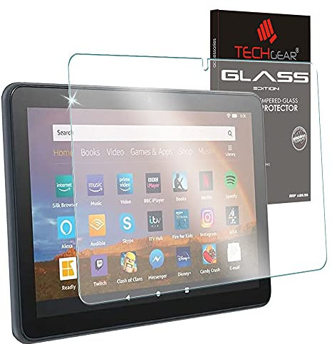 TECHGEAR Matt Schutzfolie Kompatibel mit Amazon Fire HD 10 / HD 10 Plus Tablette (2021 11. Generation) MATTE Blendschutz Auflage, Original-gehärtetes Glas folie