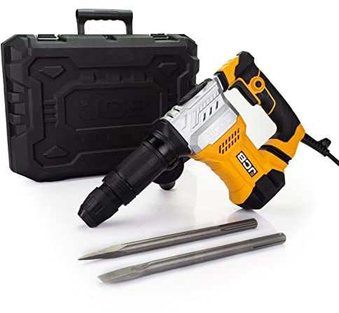 JCB 1300w Demolition Hammer with SDS, Anti-Vibration, Multi-Position & Anti-Vibration Side Handle, 15j Impact Force, 230v, 3 Year Warranty