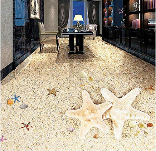 Bodenbelag Vinyl PVC Wandbild Tapete Strand Kinderzimmer Tapete 3d Bodentapete für Wände-150 * 105cm