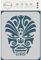 Teufel Gesicht Schablone 10 x 7,5 cm (S) - Tribal Maske Ethno Maori Tattoo Schablonen für Malerei Schablone