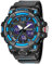 SMAEL Herren-Armbanduhr, Militär, Outdoor, wasserdicht, Sport-Armbanduhr, Datum, Multifunktions-LED-Wecker, Stoppuhr, digitale Uhren für Herren, Blau, Large Face, Digital