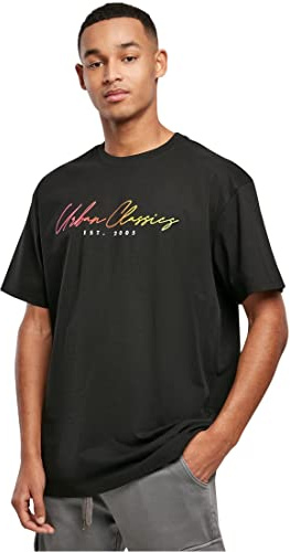 Urban Classics Herren Script Logo Tee