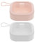 Beavorty Haargummi-Organizer-Boxen 2 Stück Kleine Tragbare Haargummi-Halter Organizer Ideal für Unterwegs Zur Aufbewahrung von Haargummis Oder Organizer für Kleine Gegenstände auf