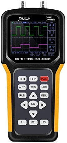 IGASHI Multimetro Digitale Intelligente Ricaricabile JDS2022A Multimetro Oscilloscopio a Memoria Digitale Oscilloscopio 2 canali 20MHz