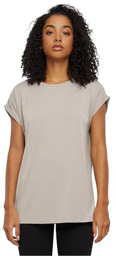 Urban Classics Women's Ladies Modal Extended Shoulder Tee T-Shirt, Cloud, Large