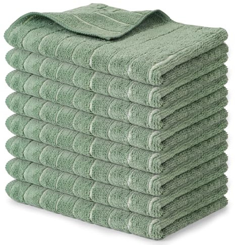 Solvant 8er Set Geschirrtücher Microfaser in 65 x 45 cm,super saugstarke und robuste Küchentücher,Premium küchenhandtücher,trockentücher küche