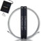 CATGRIPS Springseil Crossfit, Profi Springseil, Speed Rope, Sprungseil Boxen, Sprungseil Stahl, Jump Rope, Skipping Rope, Springtau Kugellager, Crossfit Jump Rope (Schwarz)