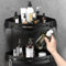 RCQD Duschablage Ohne Bohren,Duschregal Ecke 2 Stück,Duschablage Edelstahl Selbstklebend Mit 4 Haken,Badezimmer Regal Badezimmer Organizer Ohne Bohren für Badezimmer Küche-(Schwarz)