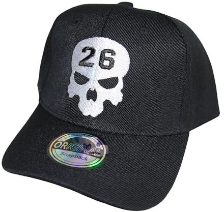 beybey Snapback Cap mit Skull Totenkopf Muster Cooles Design für einen tolles Aussehen (SKLL 26)