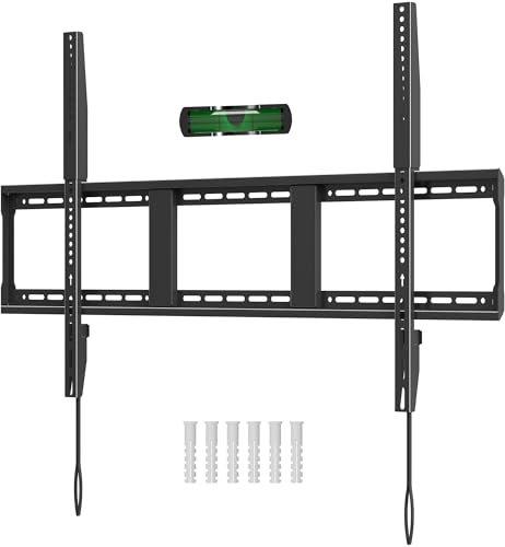 Suptek 120kg Heavy Duty Fixed TV Wall Mount Bracket for 49-120 TVs, Fits 3 Studs of 16 and 2 Studs of 18 or 24, VESA 900x600mm, Low Profile for LED/OLED/LCD, MF9