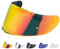 JQF Gear Visière de Casque pour MT V-14 Targo/Targo Pro/Blade 2,Visiere Casque Moto,Visière de Casque de Moto,Accessoires pour Le Casque intégral (Rouge)