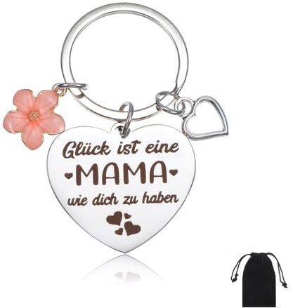 Tyqour Mama Schlüsselanhänger Geschenke für Mutter Muttertag Geschenk Beste Mama Geburtstagsgeschenk Muttertagsgeschenk für Mutter Geburtstag Geschenk Werdende Mütter Mother Keychain Gifts