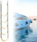 Escalera Cuerda, 5 Escalones Escalera De Barco, Escalera para Bote Inflable, Escalera Gruesa con Gancho Escalera De Baño Plegable para Velero, Bote Inflable, Kayak(Verde)