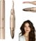 Wimpernzange Beheizbar, 2 in 1 Elektrische Wimpernzange mit 2 Temperaturmodi, Beheizte Wimpernzange und Augenbrauentrimmer für Frauen, Anti-Burn USB Wiederaufladbare beheizte Wimpernzange für Frauen