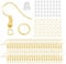 Earring Hooks Earring Making Kit – 600 Pcs Gold Plated Hooks, Rubber Backs, Jump Rings - Jewelry Making Supplies for DIY Earrings