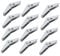 Ciieeo 12pcs Heavy Duty Toggle Bolt Anchors for Drywall Cement Board Galvanized Iron Wall Fixings for Secure Hanging of Heavy Items