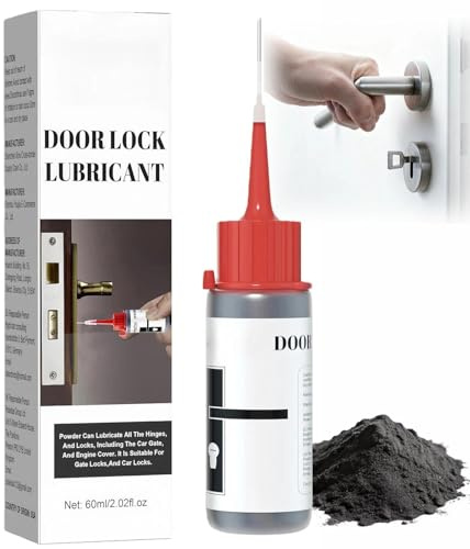 DUSKWINK Graphite Powder for Locks | Dry Lube Lock Cylinder Lubricant Spray | Long-Lasting Silicone-Free Lubrication for Door Locks, Treadmills & Hardware