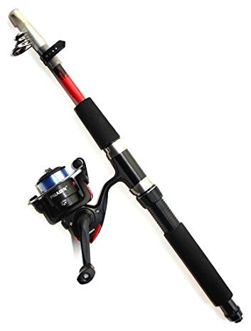 Paladin Angelset Forelle Barsch Angelrute 180cm 5-20g + Rolle + Schnur - Angelset zum Forellenangeln, Angel Set zum Barschangeln