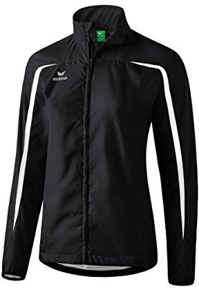 Erima Damen Leichtathletik Laufjacke, Schwarz/Weiß, 48 EU