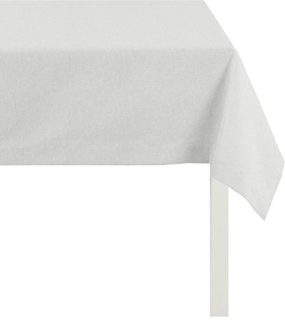Apelt Tischdecke, Polyester-Baumwolle, Weiß, 140 x 250 x 0.5 cm
