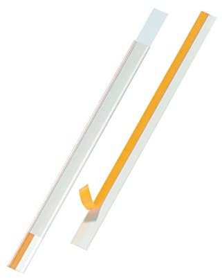 Durable Scannerschienen Scanfix inkl. Etiketten, 1000 x 40 mm, transparent, 25 Stück, 803919