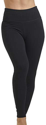 Spalding Damen Sportbekleidung, hohe Taille, Spandex, volle Länge Leggings, Schwarz, M