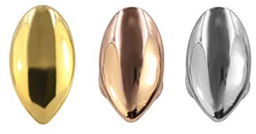 EXCEART 3 Stück einzelne Zahnbürsten Kappe Cosplay Vampirzähne Werwolf Zähne Dekoration für Outdoor Party Zuhause Gold Silber Gold