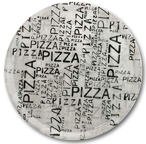 Assiette à pizza White & Black - D 31 cm
