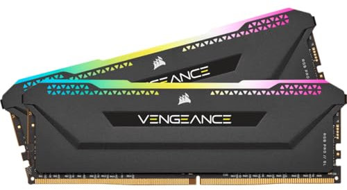 Corsair VENGEANCE RGB PRO SL 32GB (2x16GB) DDR4 3200 (PC4-25600) C16 1.35V Desktop Memory - Schwarz