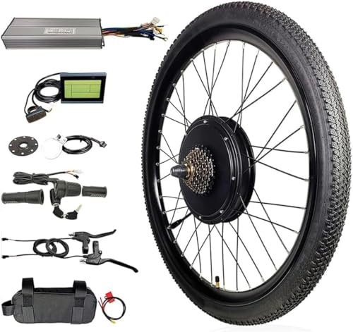 DREAMyun 48V 1500W Electric Bike Conversion Kit, 26 27.5 29 Front Rear Wheel Electric Bicycle Motor Conversion Kit E-Bike Cycling Hub,Rear 27.5