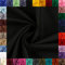 Swafing Heide Baumwollstoff Webware Uni Coupon (Schwarz, 2m) - 36