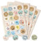 Spruchaufkleber, 96 Stück: Motivationssticker, Sticker mit Sprüchen, Aufkleber Sprüche Motivation, Klein, Geschenk, Zum Aufkleben, Erwachsene & Kinder, Spruch Positive Gedanken & Achtsamkeit, ⌀ 4 cm