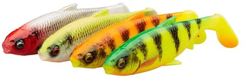 Savage Gear Gummishads 3D River Roach - 4 Shads