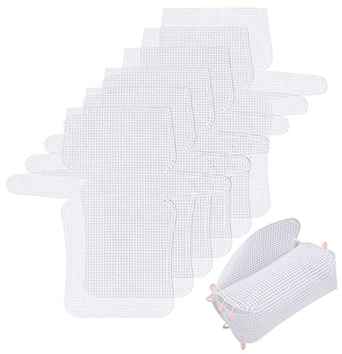 CHGCRAFT 6pz Plastic Canvas Hojas de Malla de Plástico Lienzo de Bordado Hojas de Lona de Plástico de Malla Accesorios de Bolso para Bolso Manualidades de Bricolaje Bordado, 33.5x35,6x0,1cm