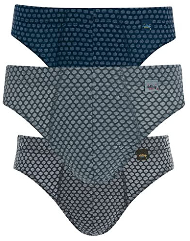 3 Pezzi Slip Uomo in Cotone Filo di Scozia Mutande di Alta qualità - Modello E Misura A Scelta Anche Taglie CALIBRATE PROMOZIONE Disponibile (XL, Deniro)