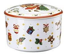 Hutschenreuther Hutschenreuter Happy Christmas Happy Christmas Dose mittel, Mehrfarbig, 13x10 CM, 02488-727441-24992