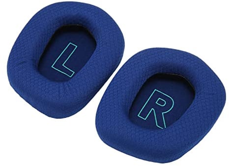Annadue Ersatz-Ohrpolster für G733 Kopfhörer-Ohrpolster, Atmungsaktives Mesh-Schwamm-Headset-Ohrpolster-Ersatzteile(Blau)