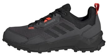 adidas Herren Terrex AX4 Hiking Shoes Wanderschuhe, Grey Six/Solar Red/Carbon, 44 EU