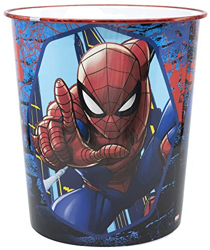 Stor Papelera de plástico de Spider-Man
