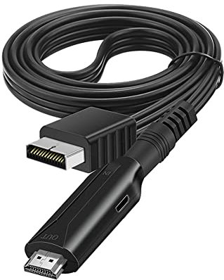 Xingsiyue PS1/PS2 to HDMI Cable Converter HDMI Adapter Connector Audio Video Conversion Line 1080P/720P for PS1/PS2 Console, TV/Monitor